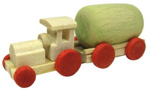 Flade Traktor mit Anhänger  (Flade 3428) Miniatur 'Trecker mit Anhänger'